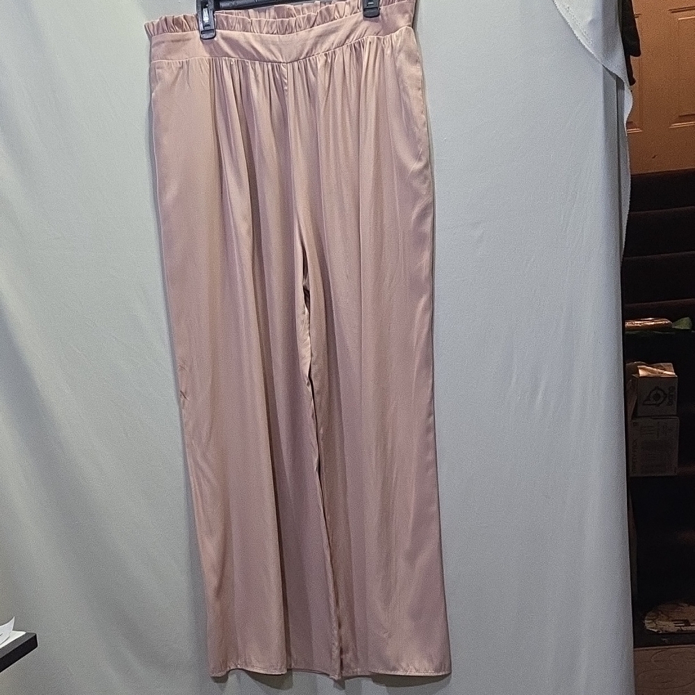 Womens Like New Blush Wide Leg Pants Size 1X
